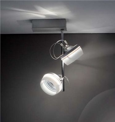 Design Decken Lampe LED Deckenstrahler mit 2 Leuchten Deckenspot dimmbar Lampe