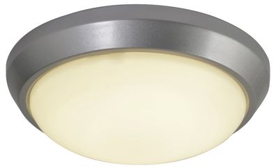 LED Deckenlampe Ø 25cm Badezimmerlampe Küchenleuchte Flur Decken Lampe rund Alu