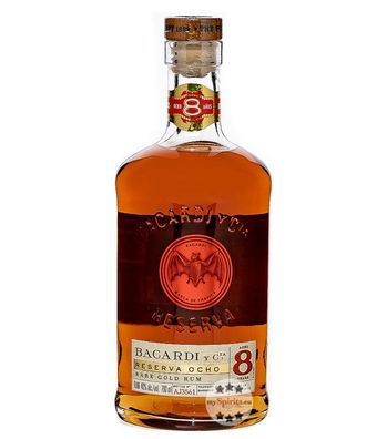 Bacardi Ron 8 Años Gran Reserva (40 % vol., 0,7 Liter) (40 % vol., hide)