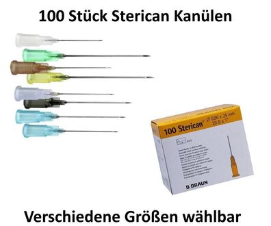 Einmal-Kanülen Injektionskanülen B. Braun Sterican verschiedene Größen steril