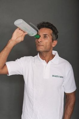EKASTU-Augenspülflasche mit Trichter, FD 600ml Blitzversand