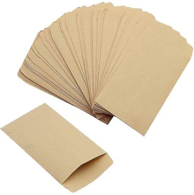 120 Stück braune Mini-Papiertüten aus Kalbspapier
