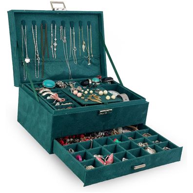 Schmuckkästchen Schmuckbox Schmuckkasten Groß Ketten Jewellery Box