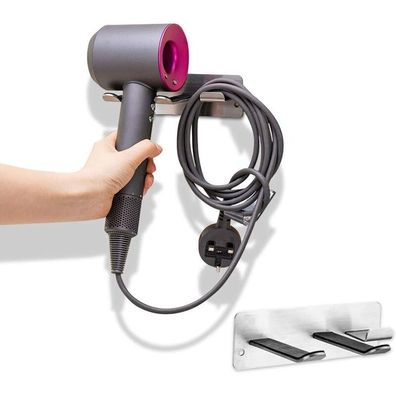 Dyson Haartrocknerhalter, wasserdichter, selbstklebender, an der Wand befestigter Haa