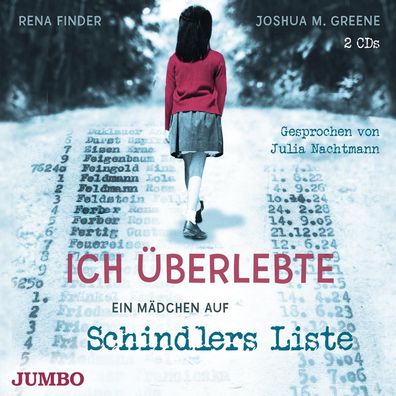 Ich ueberlebte. Ein Maedchen auf Schindlers Liste, 2 Audio-CD CD