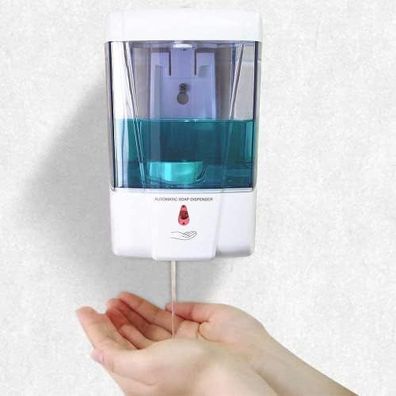 Automatischer Seifenspender, 700 ml, wandmontierter, berührungsloser Seifenspender mi