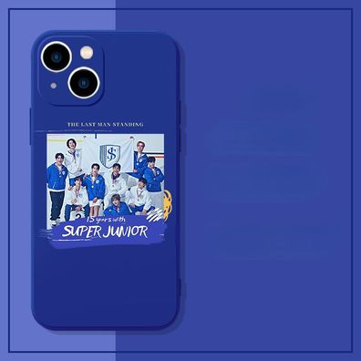 Kpop Super Junior Handy Hüllen für iPhone 8-iPhone14 Hülle Merch Schutzhülle#01
