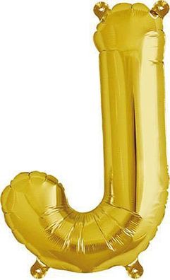 Folienballon J gold