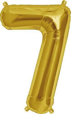 Folienballon 7 gold