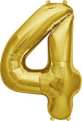 Folienballon 4 gold