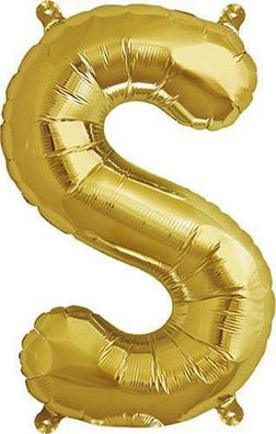 Folienballon S gold