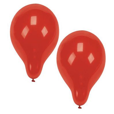 Papstar Luftballons rot Helium geeignet Durchmesser 25cm 10 Stück