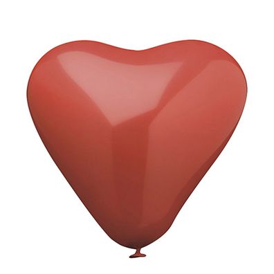 Papstar Herz Luftballons rot groß für Helium geeignet 10 Stück