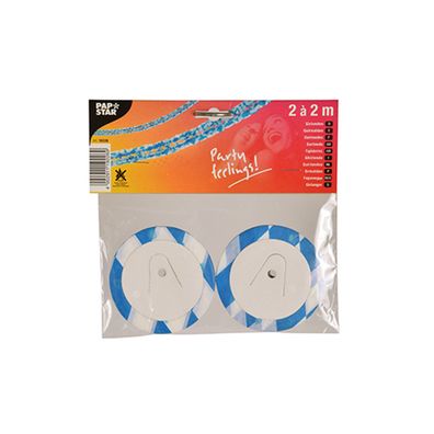 Papstar Girlande Raute Bayrisch Blau weiss aus Papier Länge 2m