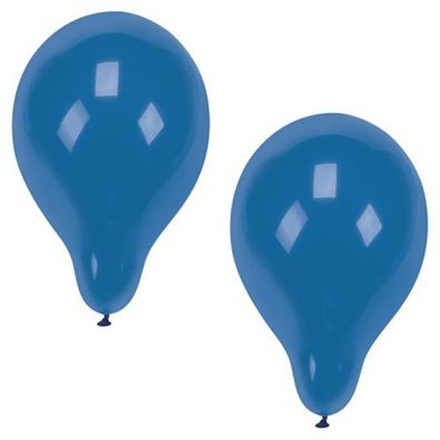 Papstar Luftballons blau Helium geeignet Durchmesser 25cm 100 Stück