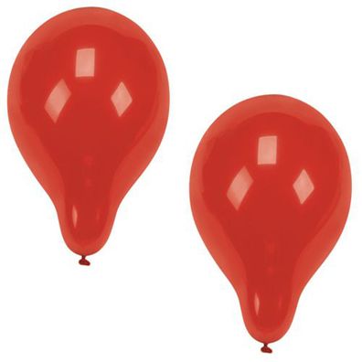 Papstar Luftballons rot Helium geeignet Durchmesser 25cm 100 Stück