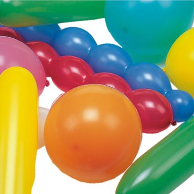 Papstar Luftballons extra groß farbig sortiert bunt gemischt 75 Stück