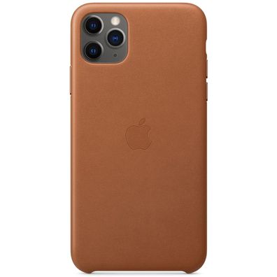 Apple Leder Case (iPhone 11 Pro Max) Sattelbraun