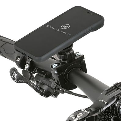 Wicked Chili QuickMOUNT Fahrrad Motorrad Bike Halterung für iPhone XR (6,1 Zoll)