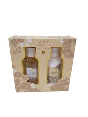 Bath Set White Orchidee 2 x 80 ml OVP 1x Duschgel 1x Körperlotion (Gr. Multipack)
