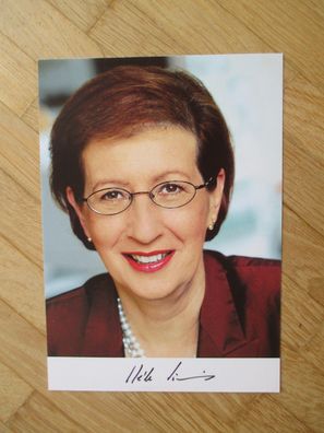 Schleswig-Holstein Ministerpräsidentin SPD Heide Simonis - handsigniertes Autogramm!!