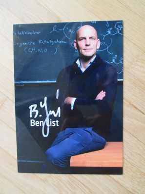 Nobelpreisträger Chemie 2021 Prof. Dr. Benjamin List - handsigniertes Autogramm!!!