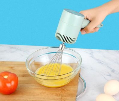 Elektrischer Mixer, kabellos, tragbar, über USB wiederaufladbar, 3 Modi