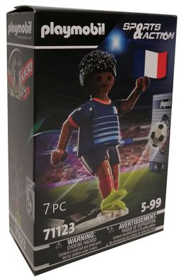 Playmobil 71123 Sports & Action Fußballspieler 7,5 cm Frankreich A Trikot Torwan