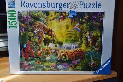 Ravensburger Puzzle 1500 Teile Idylle am Wasserloch