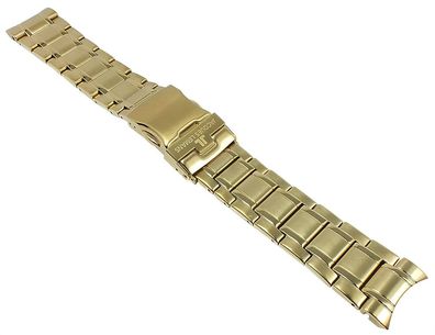 Jacques Lemans Sydney | Uhrenarmband Edelstahl gelbgoldfarben | 1-1540