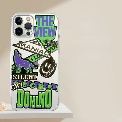 Kpop Stray Kids Handy Hüllen für iPhone X-iPhone14 Hülle Domino Merch Schutzhülle