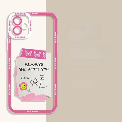 Kpop Blackpink Handy Hüllen für iPhone 7-iPhone14 Hülle ROSÉ JENNIE Merch Case