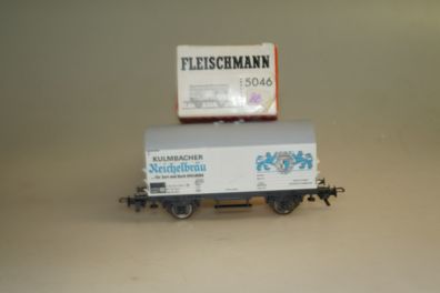 H0: Fleischmann 5046 Güterwagen Kulmbacher Reichelbräu, top/ ovp