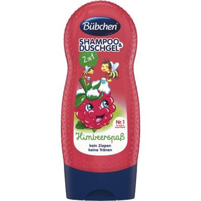 37,96EUR/1l B?bchen Shampoo und Duschgel 2in1 Himbeerspa? 230ml Flasche kein Ziepen