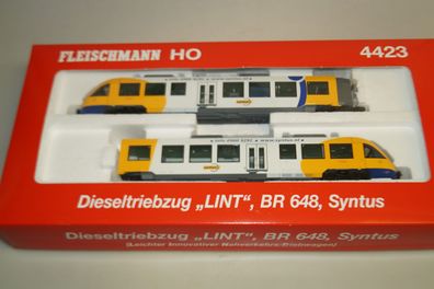 1:87 Fleischmann 4423 Diesel-Triebzug NS LINT BR 648 Syntus, neuw./ ovp