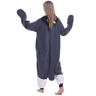Damen Schlafmantel Jumpsuit Pinguin Hamtaro Rentier Hooded Pyjamas Cos Nachtwäsche