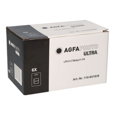 Agfaphoto Batterie Ultra C 1.5V 12 Stück 6x 2er Blister