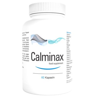 Calminax Forte Kapseln 60 mit 22 Vitaminen und Mineralien Vegan