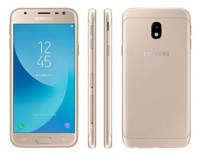 Samsung J3 SM-J330F Gold 16GB/2GB DualSim 12,7cm (5,0Zoll) Android Smartphone NEU
