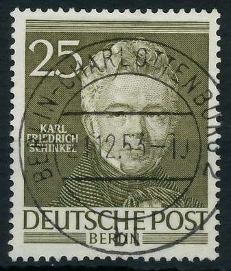 BERLIN 1952 Nr 98 zentrisch gestempelt X642142