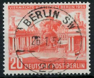 BERLIN 1954 Nr 116 zentrisch gestempelt X642182