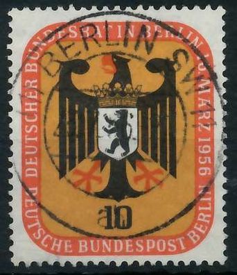 BERLIN 1956 Nr 136 zentrisch gestempelt X64219E