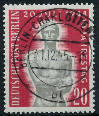 BERLIN 1954 Nr 119 zentrisch gestempelt X64220A