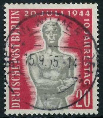 BERLIN 1954 Nr 119 zentrisch gestempelt X64220E