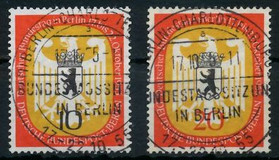 BERLIN 1955 Nr 129-130 ESST zentrisch gestempelt X64231E