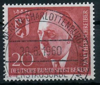 BERLIN 1960 Nr 192 ESST zentrisch gestempelt X64238E