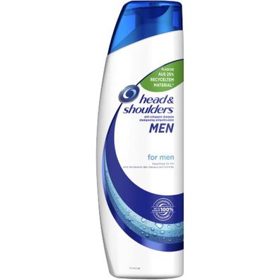 37,93EUR/1l Head &amp; Shoulders Shampoo For Men 300ml Flasche