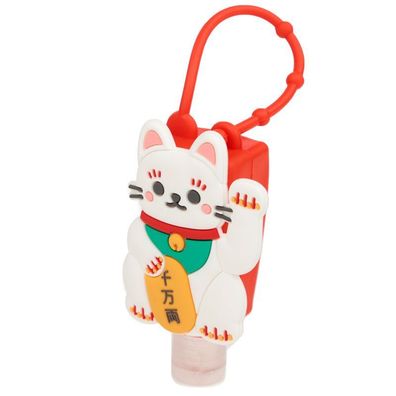 Maneki Neko Glückskatze Handreinigungsgel mit Silikonhülle 29ml (pro Stück)