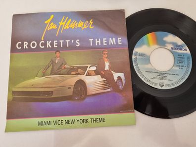 Jan Hammer - Crockett's theme 7'' Vinyl Germany OST MIAMI VICE