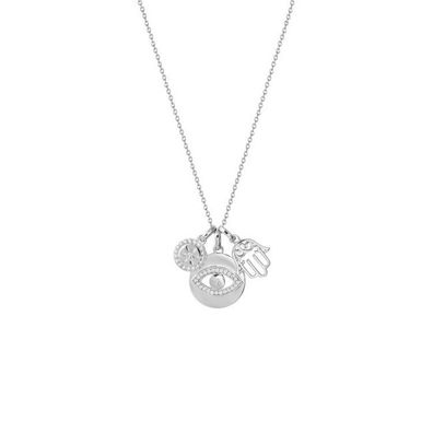 AnhängerKette - Sterlingsilber Zirkonia - Boheme